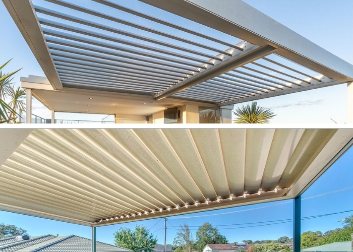 Louvre Roof System Standard Colours by Vergola