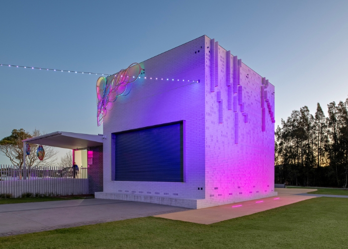 Luminaires for Lake Macquarie Multi-Arts Pavilion by WE-EF Lighting