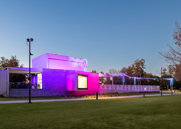 Luminaires for Lake Macquarie Multi-Arts Pavilion by WE-EF Lighting