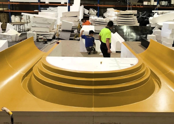 Custom Concrete Mould for Soffits by Bespoke Formwork