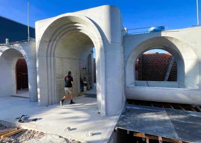 Custom Concrete Mould for Soffits by Bespoke Formwork