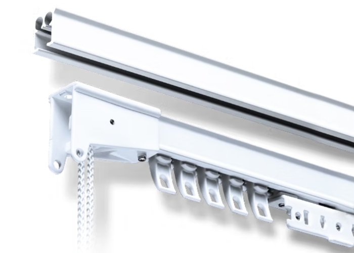 Heavy Duty Curtain Rod with Cord by Forest Drapery