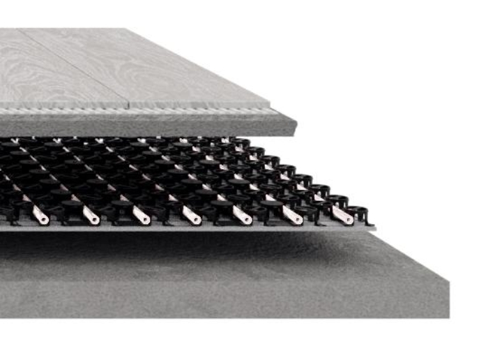Moulded Panel for Underfloor Heating Pipes by Hunt Heating