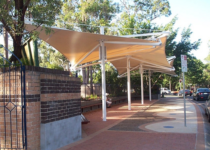 Quasar Modular Shade Structure for Resorts by MakMax Australia
