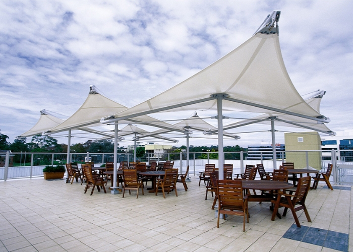 Quasar Modular Shade Structure for Resorts by MakMax Australia