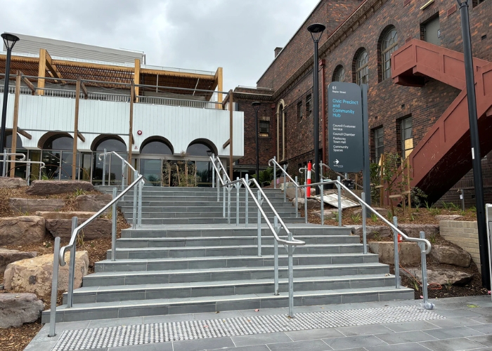 Pedestal Paving and Stair Nosing in Heritage and Modern Builds by Pasco