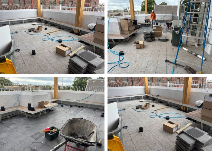 Pedestal Paving and Stair Nosing in Heritage and Modern Builds by Pasco