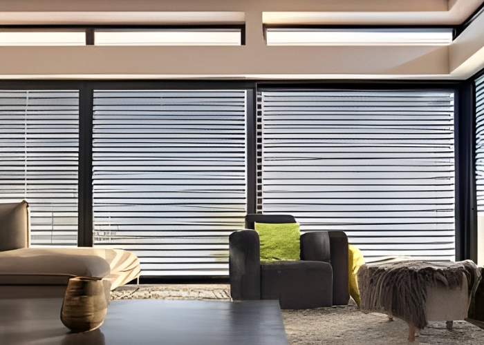 External Venetian Blinds with Advanced Light Control from Blinds by Peter Meyer