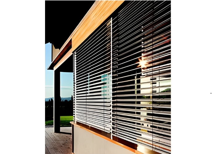 External Venetian Blinds with Advanced Light Control from Blinds by Peter Meyer