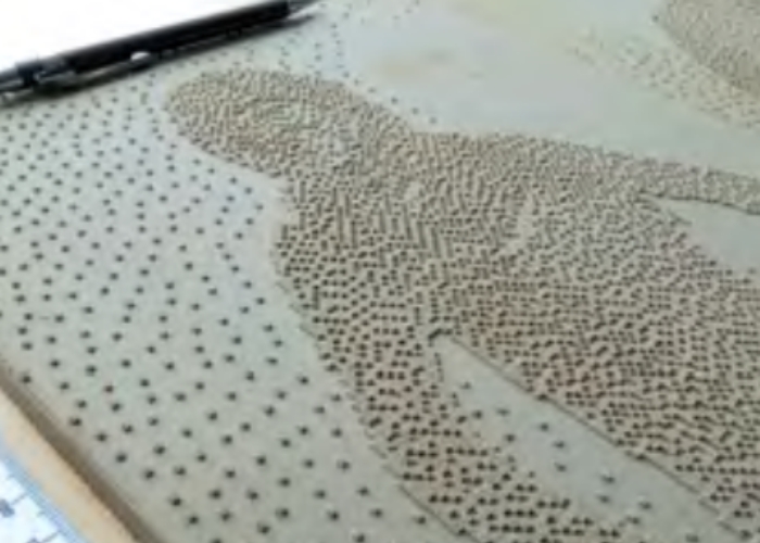 Pixelated Pattern Concrete Form-Liners by Reckli