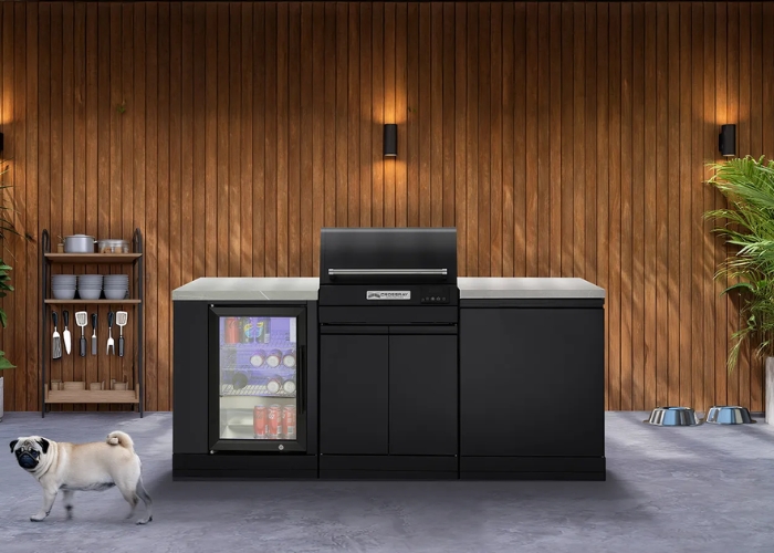 Compact Electric Outdoor Kitchen by Thermofilm