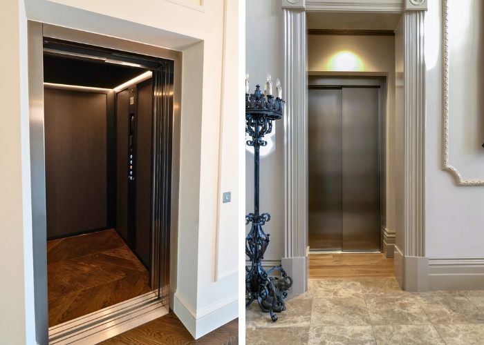 Home Lift with Automatic Sliding Doors by Shotton Lifts