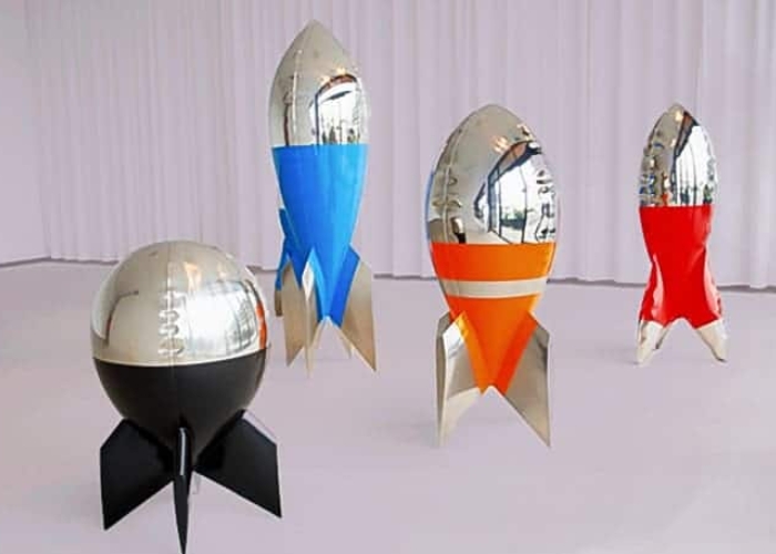 Inflatable Rocket Sculptures by ARTPark Australia