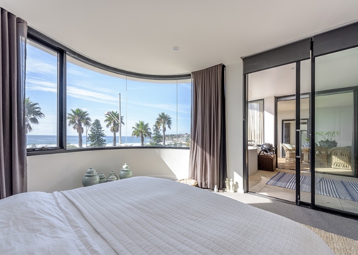 Curved Glass Windows for Bondi Beach Property by Bent & Curved Glass