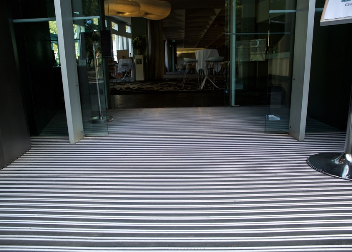 Recessed Matting System for Commercial Entrances by Birrus