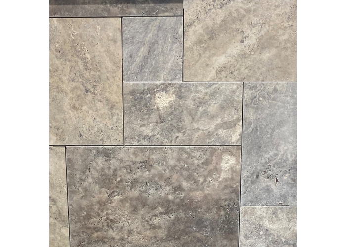 French Pattern Travertine Tiles Set by iPAVE