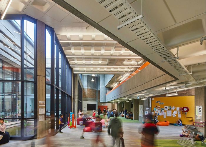 Fibre Cement Panels for Adaptable Learning Spaces by Keystone Linings