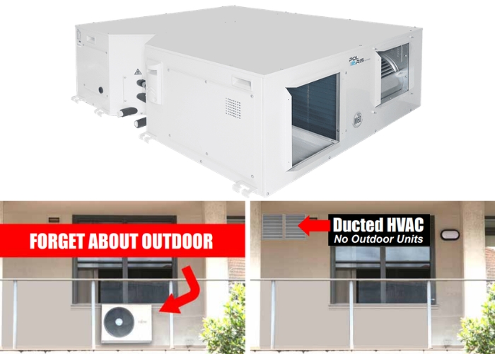 HideAway Air Conditioner for Heritage Homes by Polaris Technologies