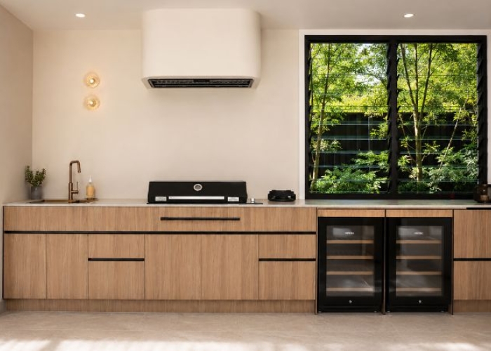 Aluminium Frame Alfresco Door by polytec