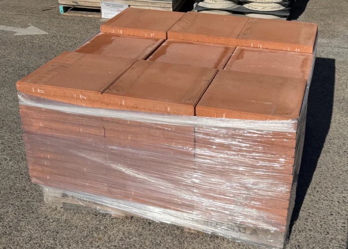 Terracotta Red Concrete Pavers by Simons Seconds