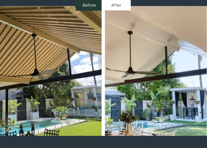 DIY Patio Ceiling Lining Solution by Versiclad