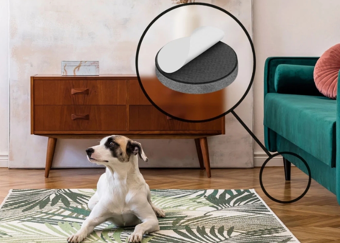 Self Adhesive Felt Pads for Scratch Protection by Whittle Waxes