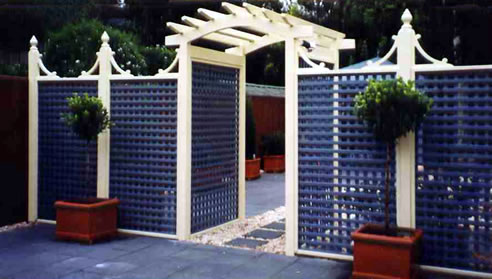 treated pine lattice