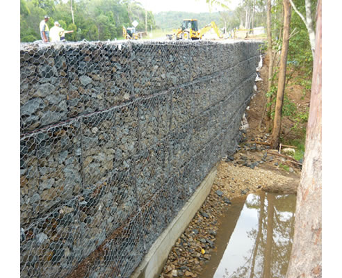 gabion retaining wall