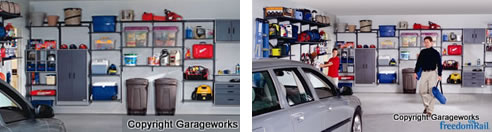 adjustable garage shelving