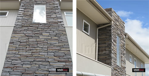 stacked stone cladding
