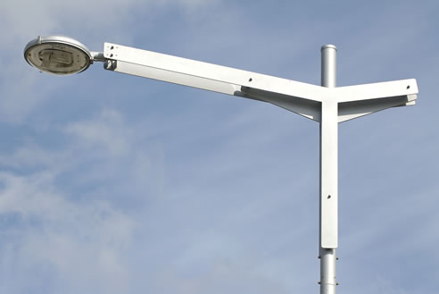 streetlight arm and luminare
