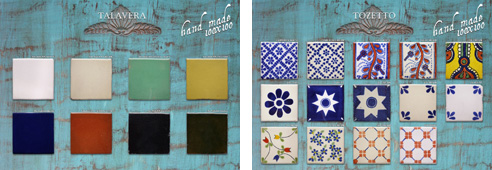 Tozettos &: Talavera handmade tiles 