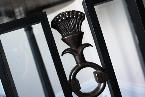 Decorative Wrought Iron Door