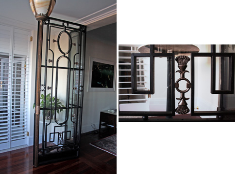 Decorative Wrought Iron Door