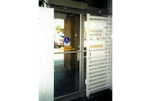 trellis security door