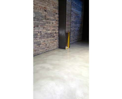 polished concrete floor