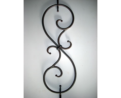 wrought iron scroll work