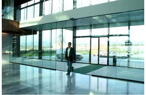 automatic glass doors