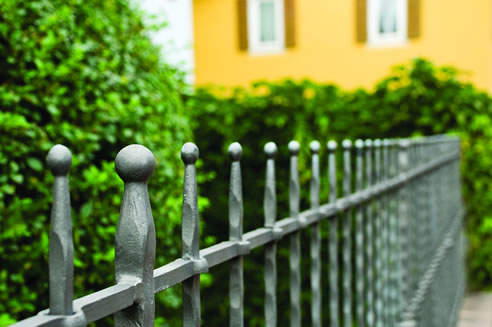 metal protected fence