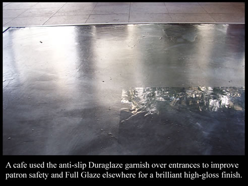 anti-slip polished concrete floor