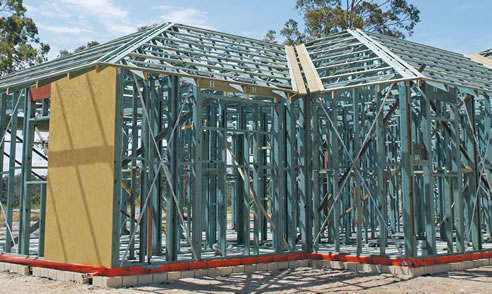 termite protected house frame