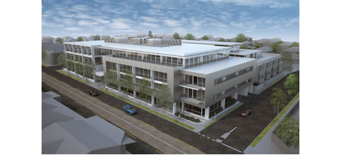 office building render image