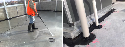 liquid rubber waterproofing application