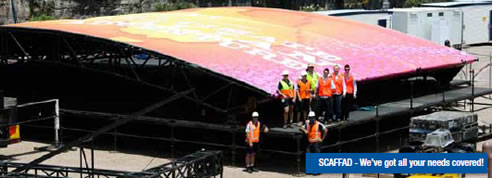 scaffad team at oprah stage