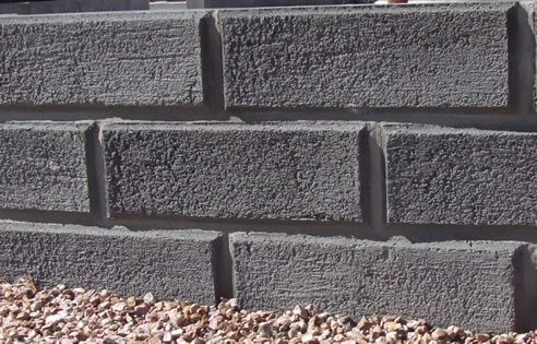 timbercrete retaining wall bricks