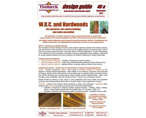 timbeck timber design guide