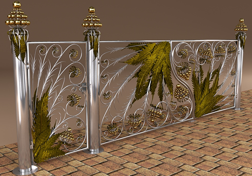 stainless steel gate