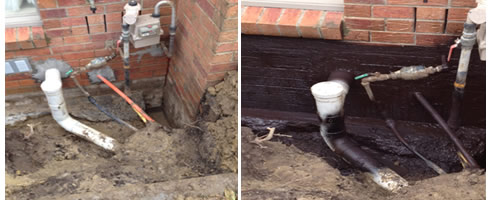 construction waterproofing liquid spray