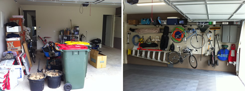 garage storage wall