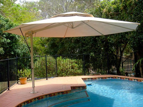 outdoor umbrella side post